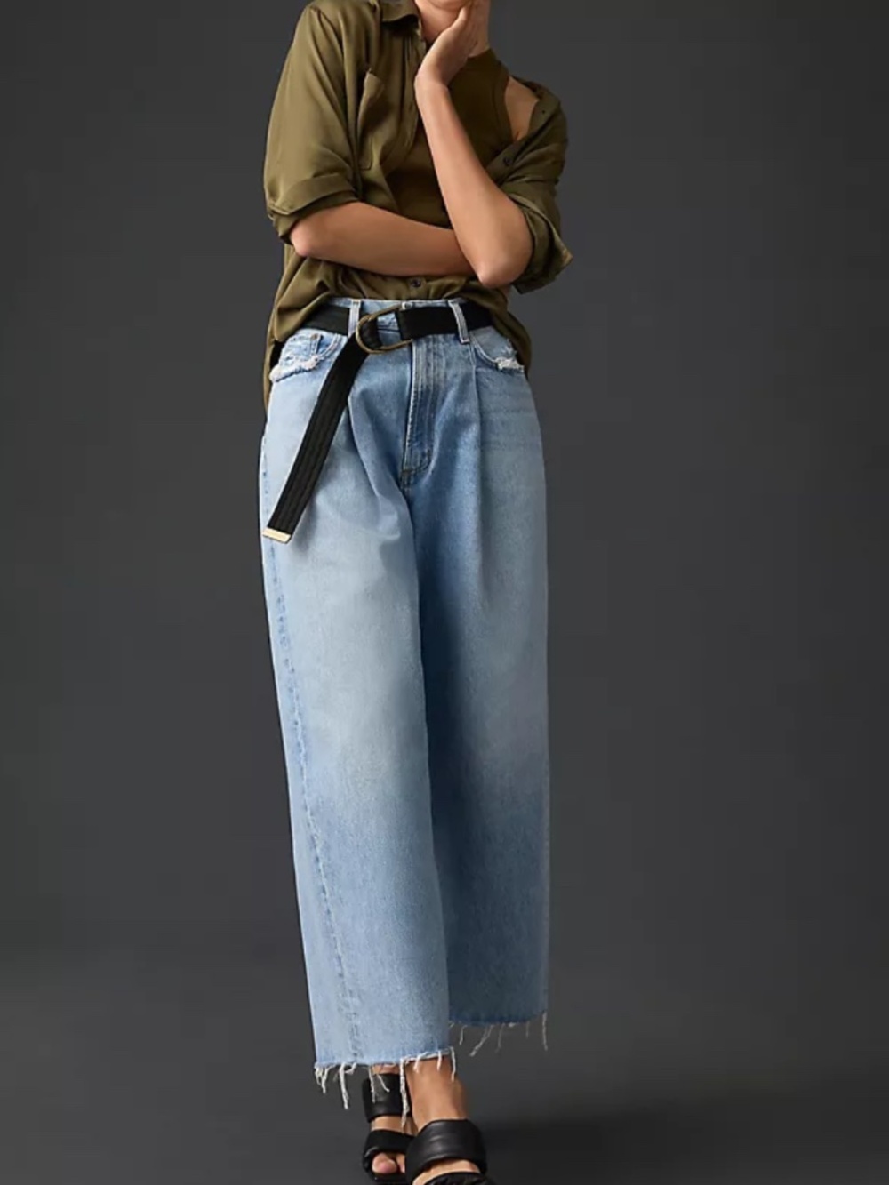 AGOLDE Dagna Pleated Baggy Jeans Size 26